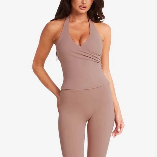 Fitness Exercise No Marks Outside Wear Running Training Yoga Pants - U111 Blush Color Trousers - View 1