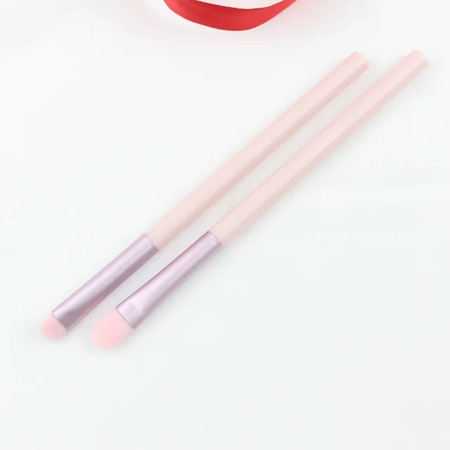 Face Powder Contour Powder Foundation Brush Eye Shadow Blooming Makeup Brush Pink Eye Shadow Brush 2 Pcs - Shop at LoveMi