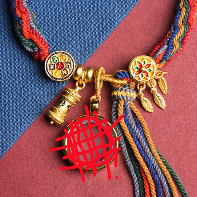 Artistic Ethnic Woven Tibetan Style Handmade Knot Bracelet Without Box - Shop at LoveMi
