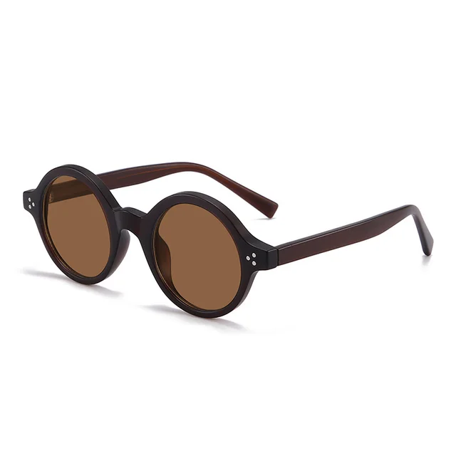 European And American Vintage Round Frame Polarized Sunglasses C5 - Shop at LoveMi
