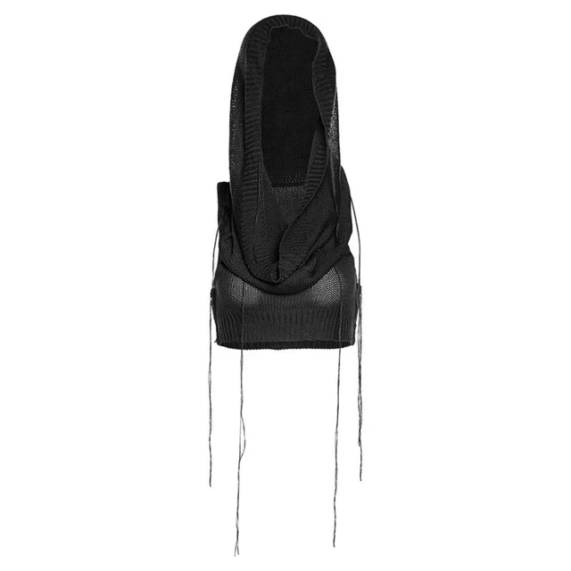 Autumn Fashion New Hooded Sleeveless Inner Match Sweater Black - Shop at LoveMi