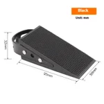 Thick Stainless Steel Top Removable Door Stopper - Door Stopper Elegant Black