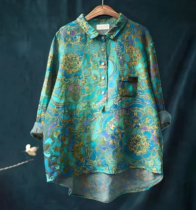 Women's Fashion Individual Casual Animal Print Shirt Acs29 3Xl - Shop at LoveMi