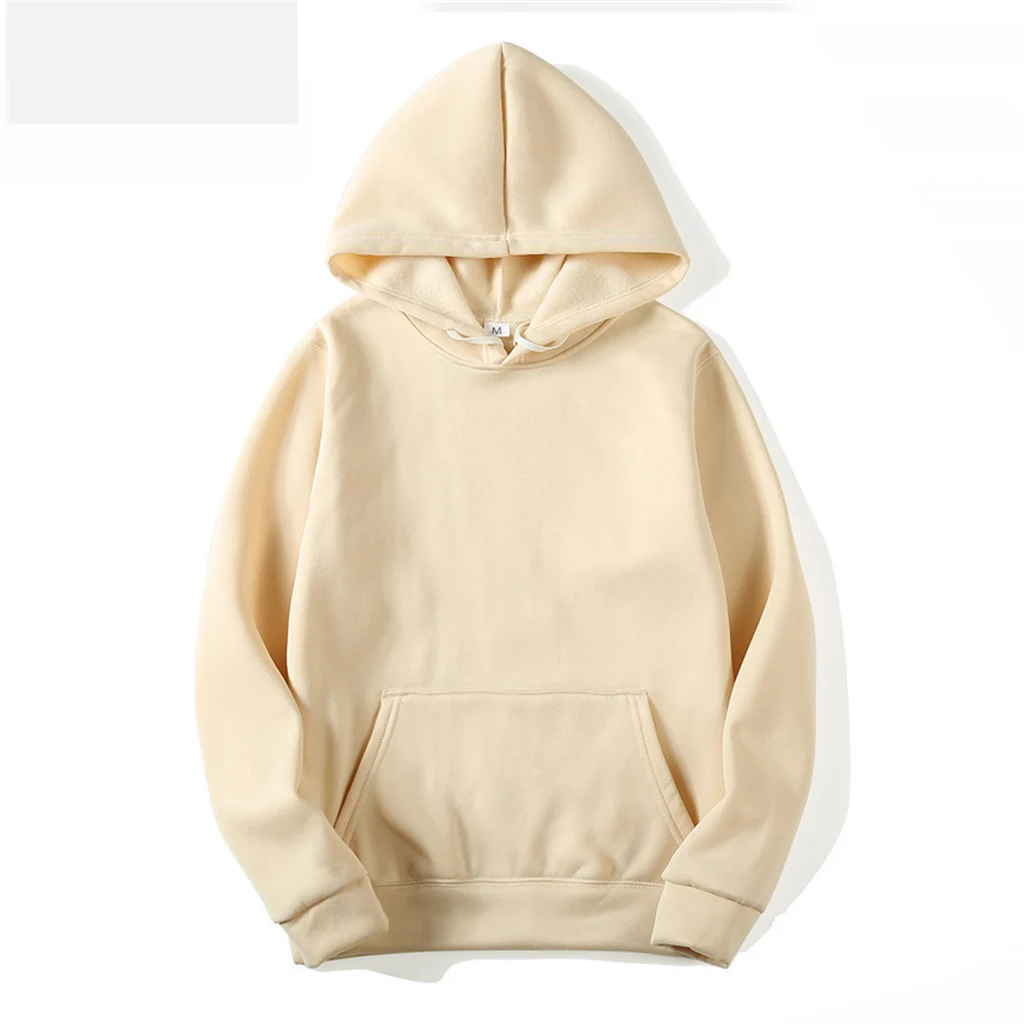Men's Hooded Sweatshirt - Khaki