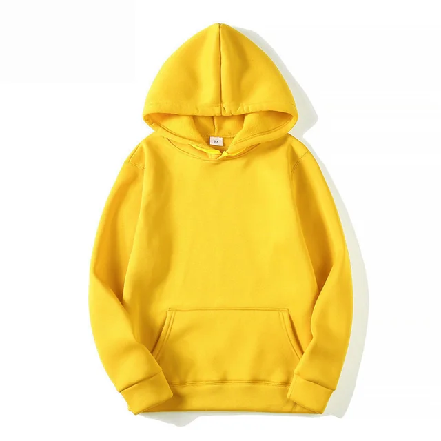 Men's Hooded Sweatshirt Yellow - Shop at LoveMi
