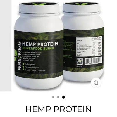 Hemp Protein Powder 1 Pound - Shop at LoveMi