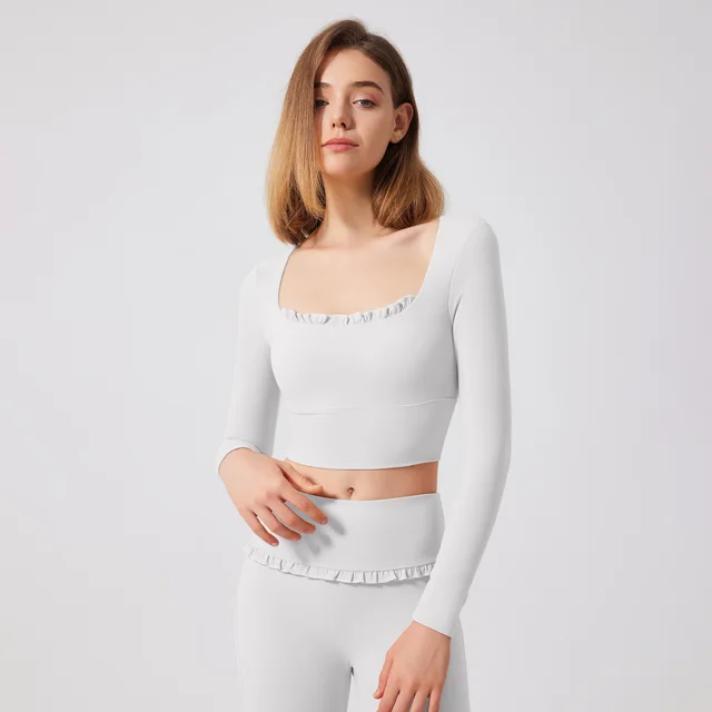 Women's Fashion Yoga Sports Bra Breathable Top White - Shop at LoveMi