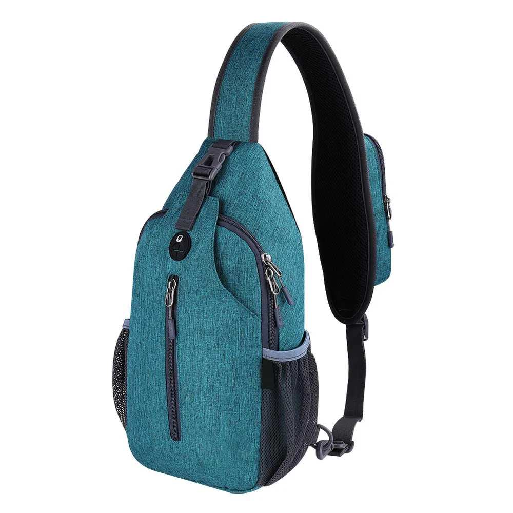 Men's Outdoor Chest Bag Fashion Shoulder Bag Green - Shop at LoveMi