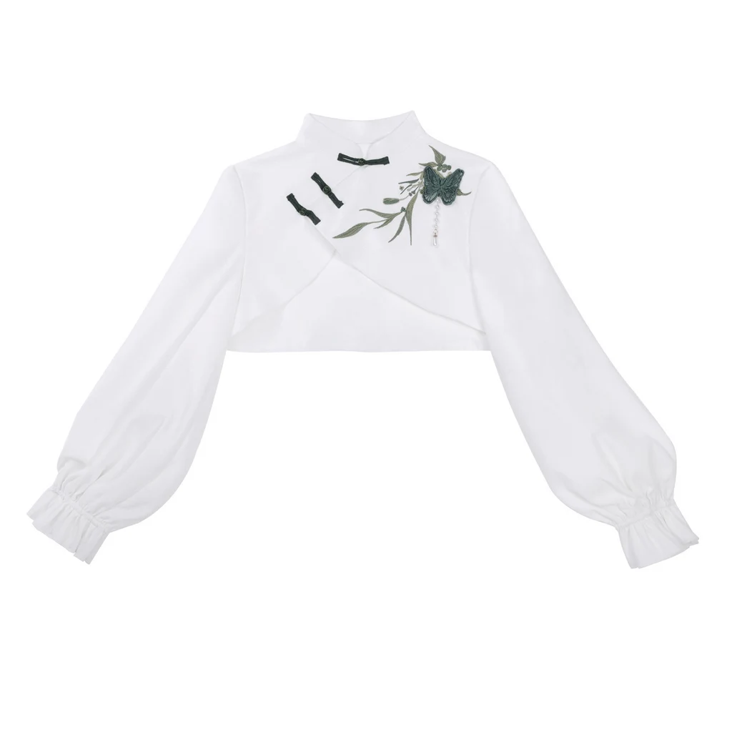 Women's Improved Han Elements Coat And Dress Suit - Top