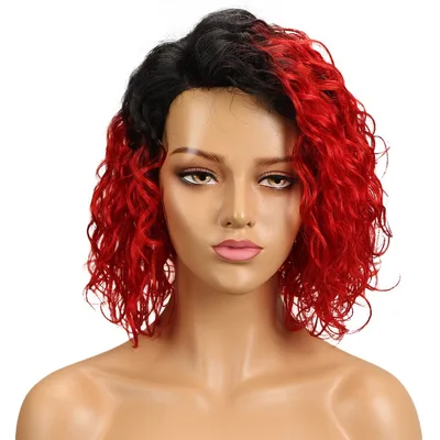 Women's Lace Curly Headgear Tt1B Red - Shop at LoveMi