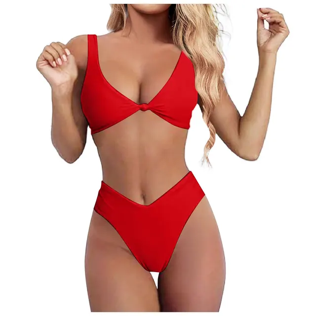Fashion Multi color Swimsuit Women's Bikini Red - Shop at LoveMi