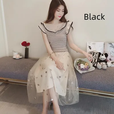 Niche Sleeveless Outer Vest V neck Top Black - Shop at LoveMi