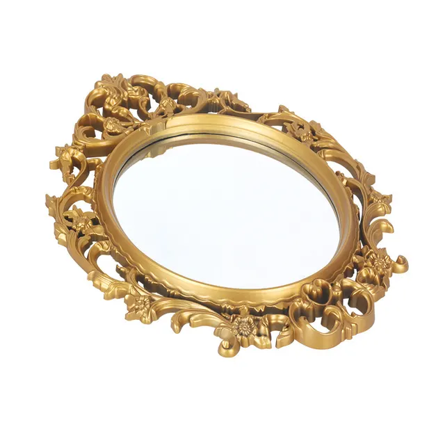 Classical Oval Decoration Retro Mirror Gold - Shop at LoveMi