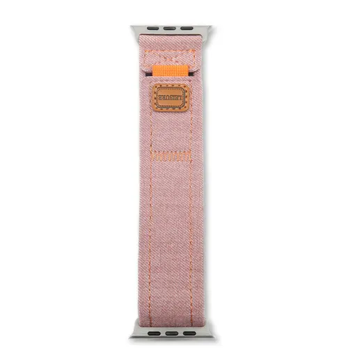 Denim One piece Woven Watch Band Pink - Shop at LoveMi