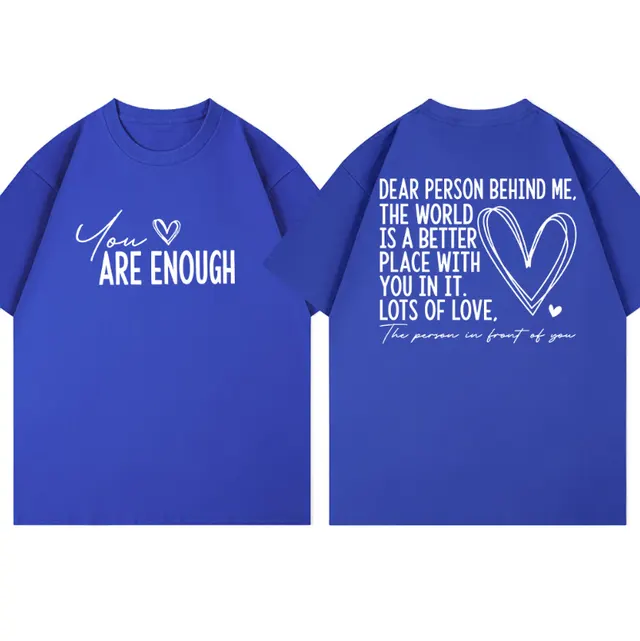 Simple Letters Versatile Casual Style Blue - Shop at LoveMi
