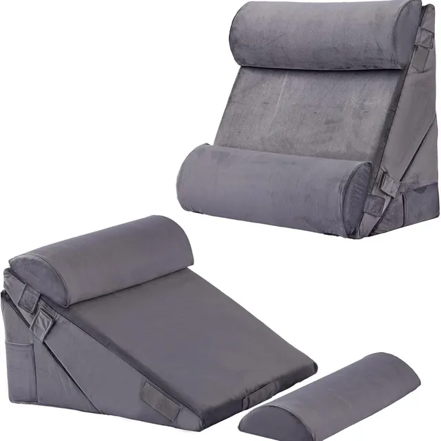 Anti reflux Triangle Pad Slope Backrest Gray - Shop at LoveMi