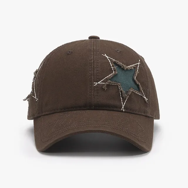 Letter Embroidery Baseball Cap For Men And Women Dark Coffee Color - Shop at LoveMi