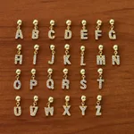 26 English Letters Zircon DIY Combination Pendant - Golden B
