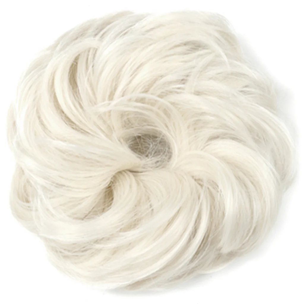 Fluffy Natural Hair Bag Long Beard Bun Artificial Hair Bun - Style60