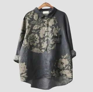 Casual Long Sleeve Shirt Animal Print Hawaiian Long Sleeve - Zcs237
