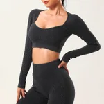 Frosted Black Long Sleeve