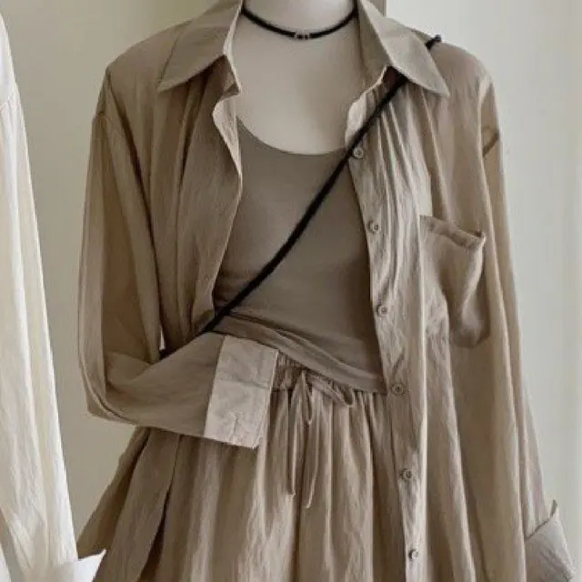 Women's Casual Short Vest And Shorts Three piece Suit Khaki Suit - Shop at LoveMi