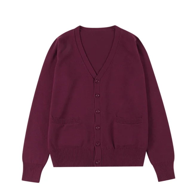 Cardigan Sweater Women's Soft Super Cute Wine Red - Shop at LoveMi