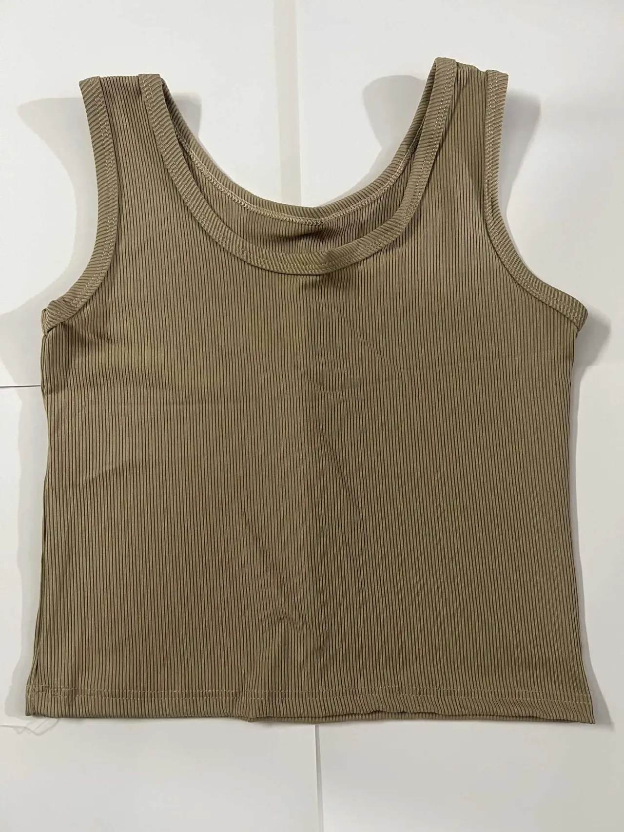 Sexy Vest Female Thread - Short Thread Khaki - View 1