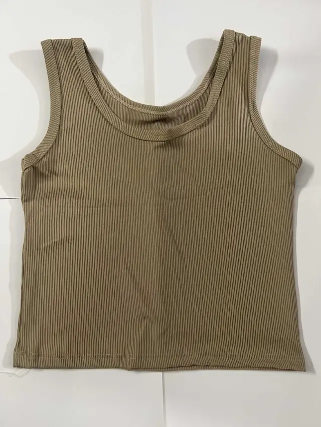 Hot Girl Sexy Vest Female Thread Short Thread Khaki - Shop at LoveMi