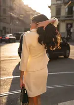 Beige Skirt