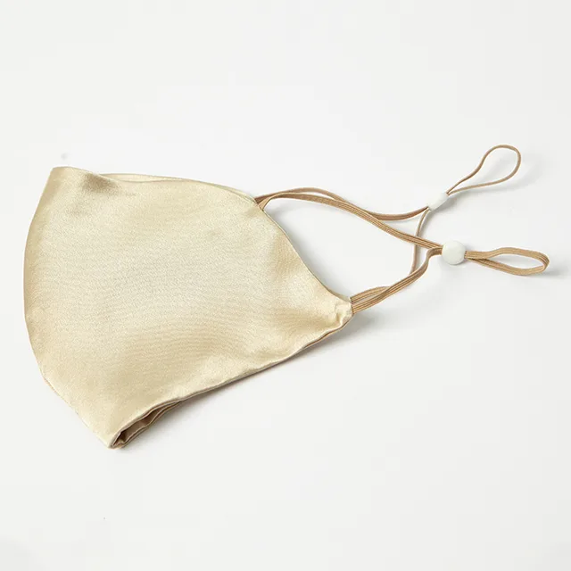 19 M Silk Mask Summer UV Protection Sun Block And Dustproof Solid Color Champagne - Shop at LoveMi