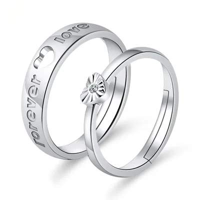 Moissanite Engagement Couple Couple Rings Open Single Men - Shop at LoveMi