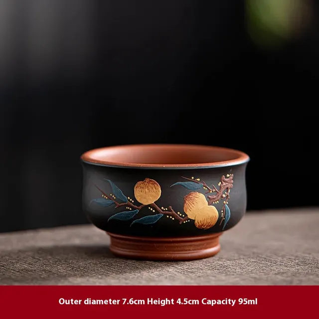 Yixing Purple Sand Pile Painting Personal Cup 7 Style - Shop at LoveMi