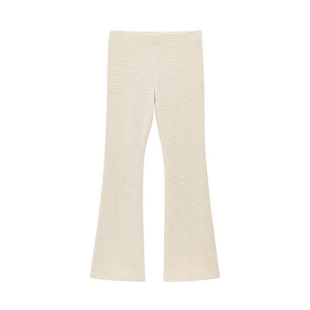 Bowknot Long sleeved Top Bell bottom Pants Long Pants Suit Pants - Shop at LoveMi