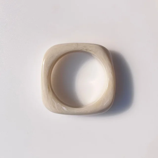 Exaggerated Acrylic Bracelet With Marbling M Style - Shop at LoveMi