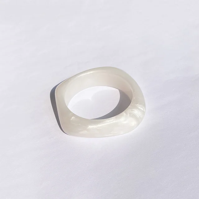 Exaggerated Acrylic Bracelet With Marbling P Style - Shop at LoveMi