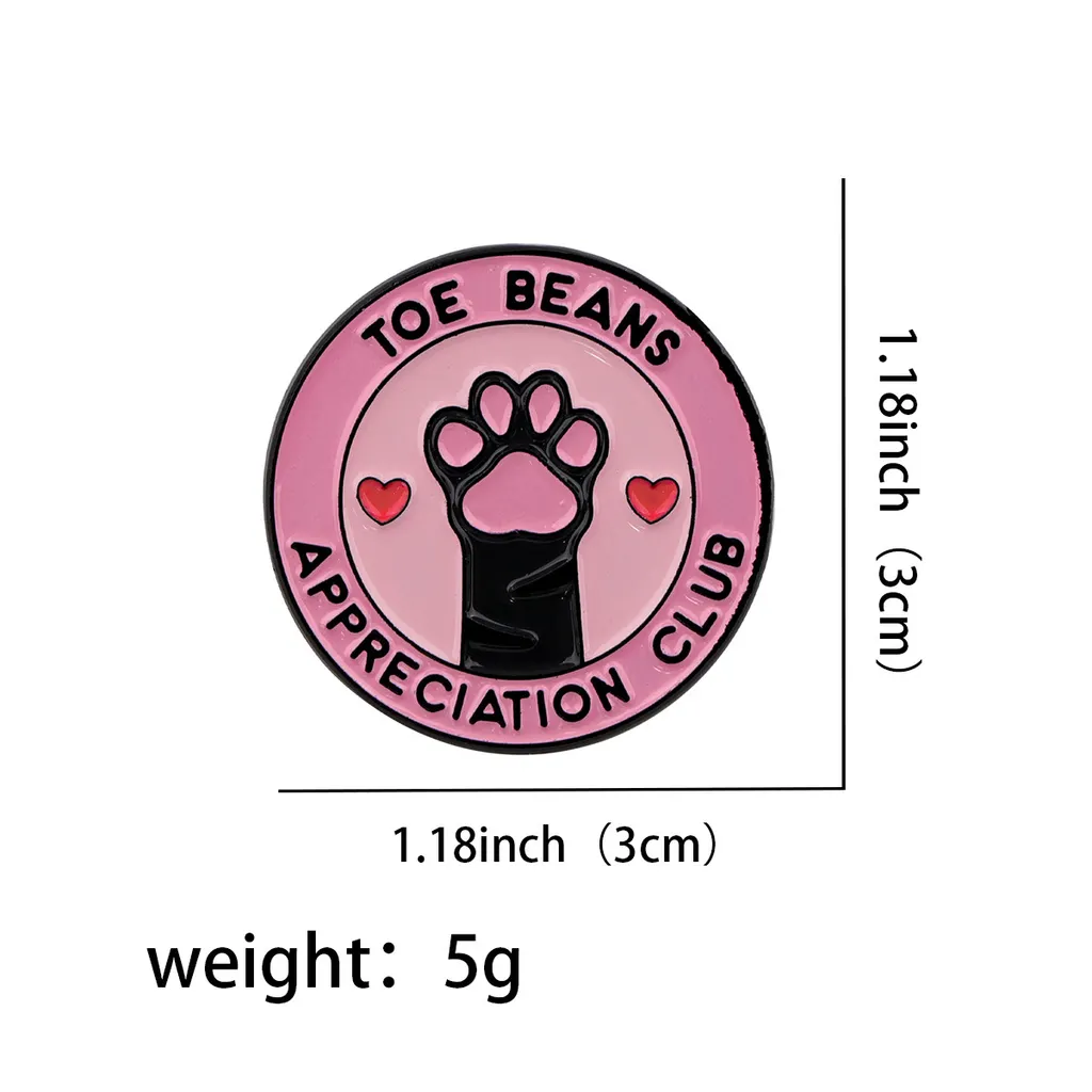 Cartoon Animal Black Cat Pin Alloy Badge - Nr10380