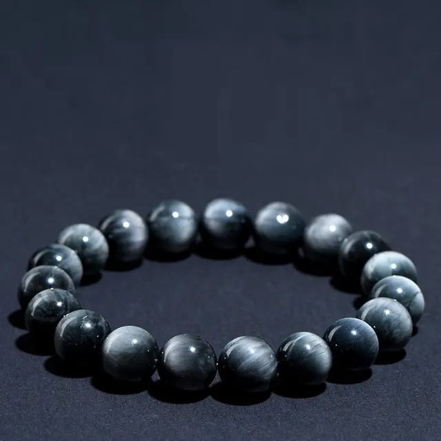 DIY Ornament Accessories Natural Eagle Eye Stone Bracelet 5A Eagle Eye Stone - Shop at LoveMi