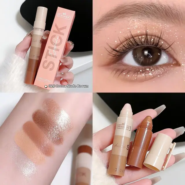 Five And Five Sections Lazy Eyeliner Pen Highlight Plain Face Set 02 - Shop at LoveMi