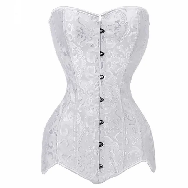 Corset Steel Rib Waist Women's Shapewear White - Shop at LoveMi