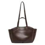 Brown Tote Bag Fashion Large Capacity - Brown