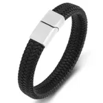 Black Leather Steel 21Cm
