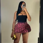 Burgundy Leopard Print