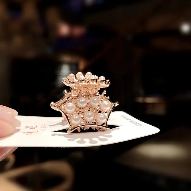 Pearl Metal Geometry Back Head Female Small Jaw Clip Color 2 - Shop at LoveMi