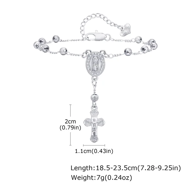 Pearl Oval Lady Cross Bracelet Pbr128S02 - Shop at LoveMi