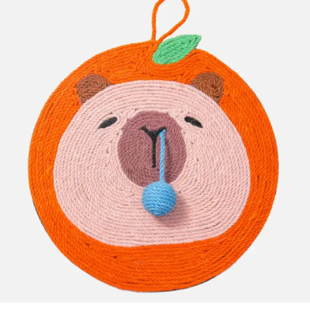 Fruit Dolphin Sisal Wall Cat Scratch Board Wear resistant Scratch resistant Grapefruit Dolphin Large - Shop at LoveMi