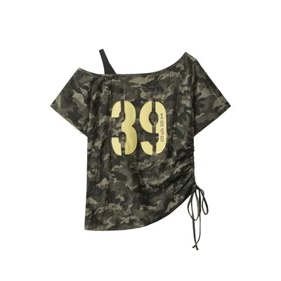 Summer Off the shoulder Short Slim Top Green - Shop at LoveMi