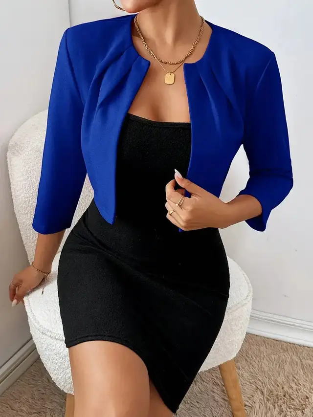 Women's Suits Coat Fashion Slim Fit Sexy Blauw - Shop at LoveMi