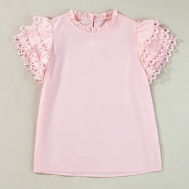 Women's Three quarter Sleeve Top Pink - Shop at LoveMi