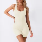 Beige Without Chest Pad